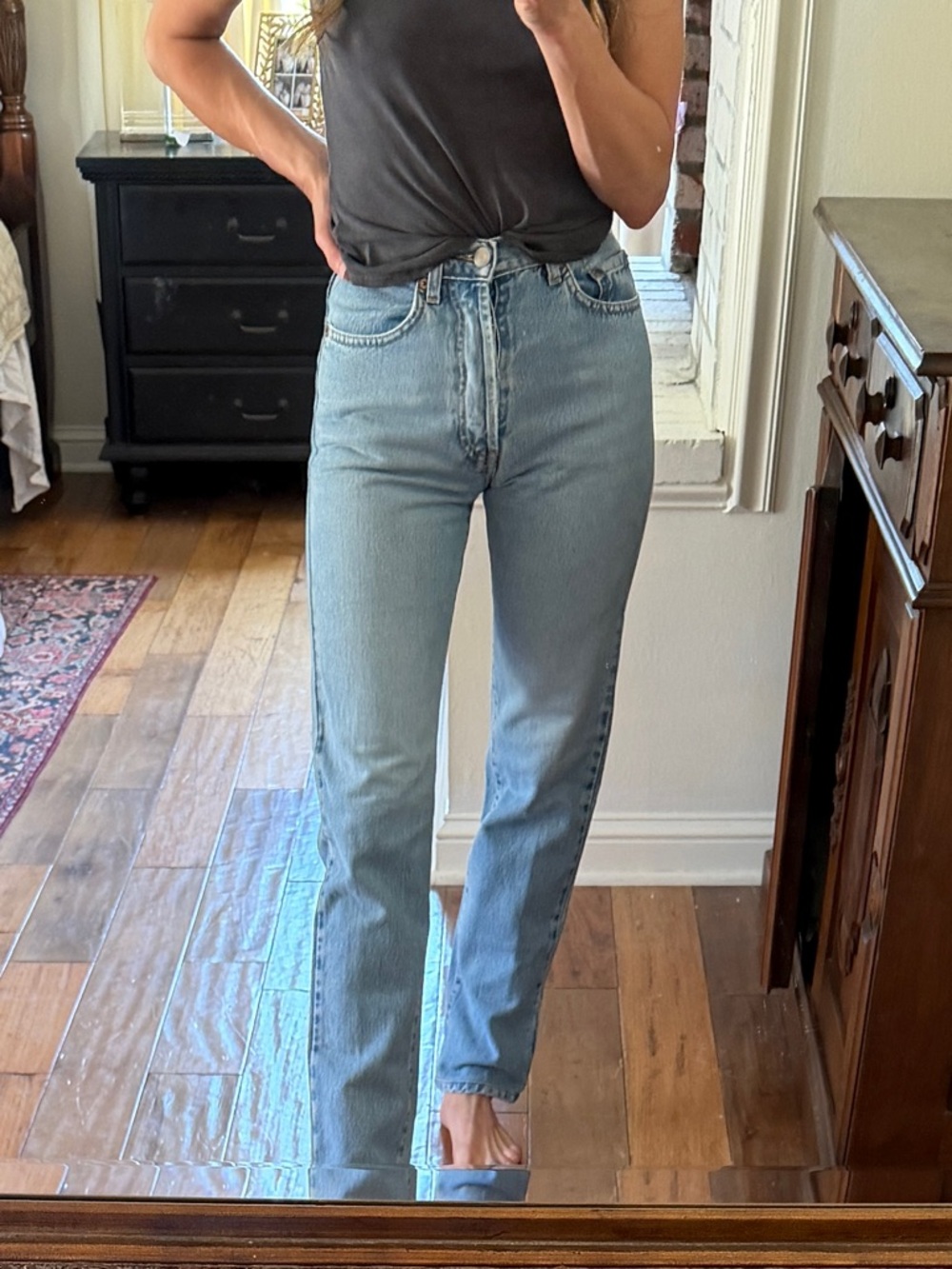 Big Star Women's Straight-Leg Jeans - Light Blue - Picture 12 of 12